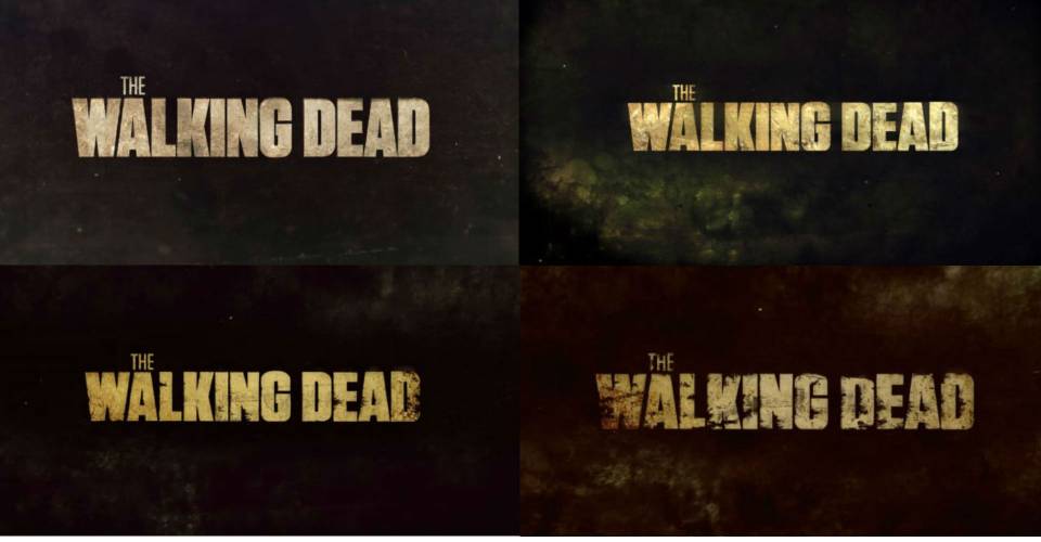 The Walking Dead Logo Decays A Little More Each Season The Walking Dead Logo Decays A Little More Each Season